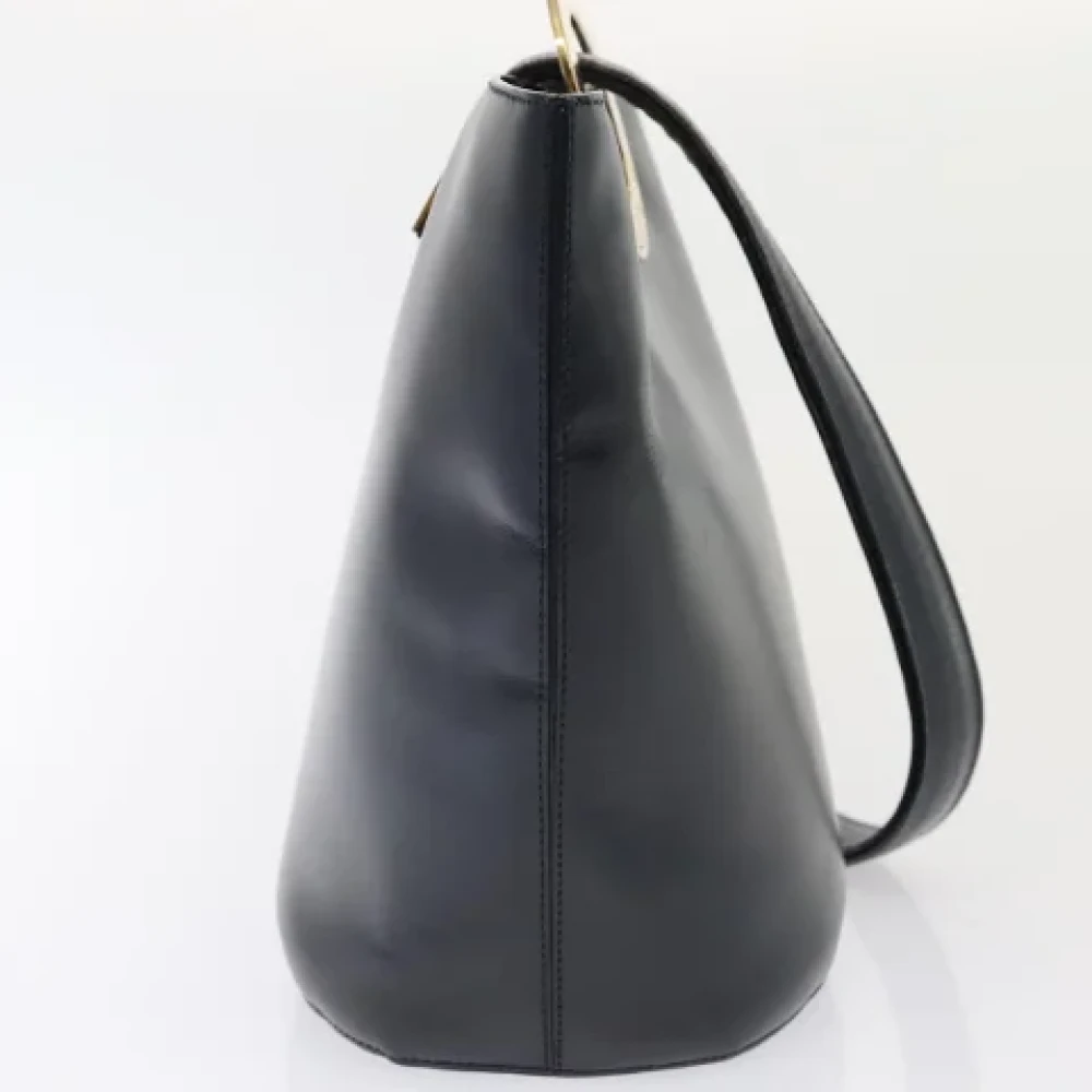 Celine Vintage Pre-owned Leather celine-bags Blue Dames