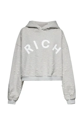 Hoodie med Frontskrift