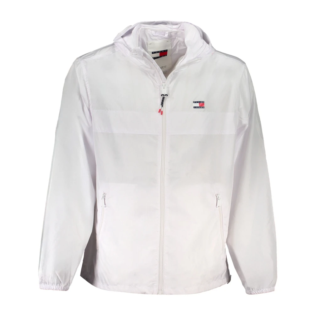 Tommy Hilfiger Sportieve Hoodie met Meerdere Zakken White Heren