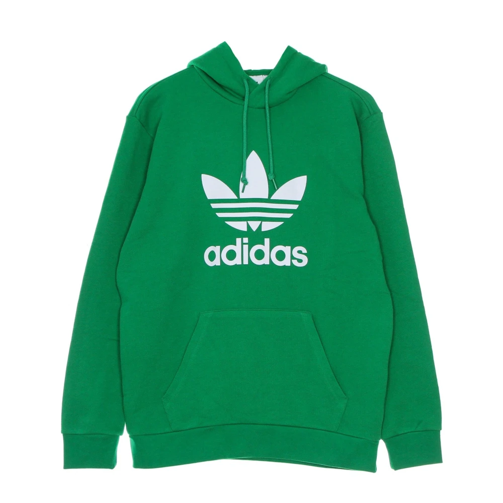 Adidas Groen Wit Trefoil Lichtgewicht Hoodie Green Heren