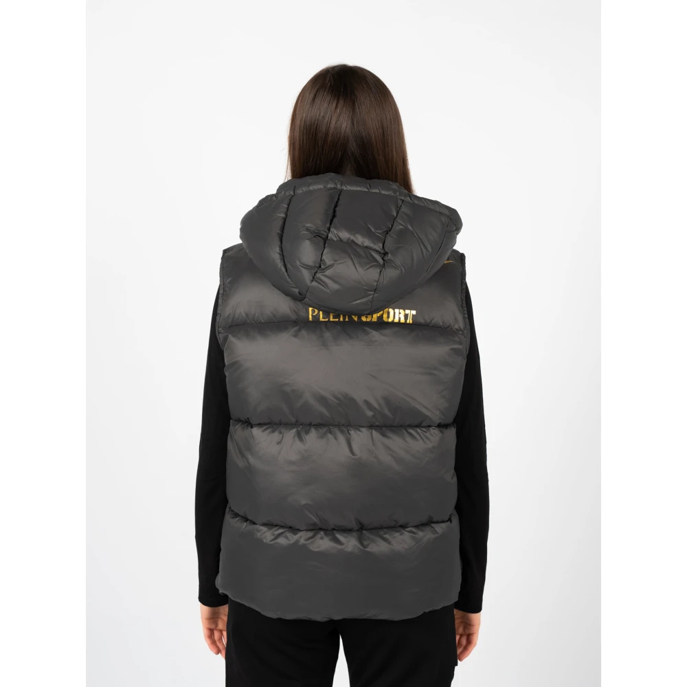 Plein Sport Stijlvolle Mouwloze Vest Black Dames