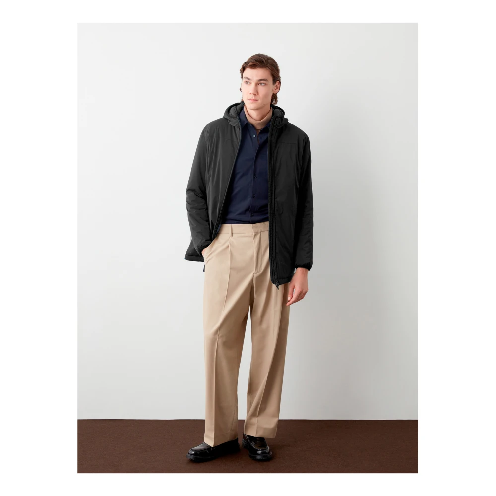 Colmar Zwarte Herfstjas met Rits Capuchon Black Heren