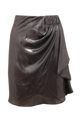 jupe-en-georgette-laminee-gris-bandura