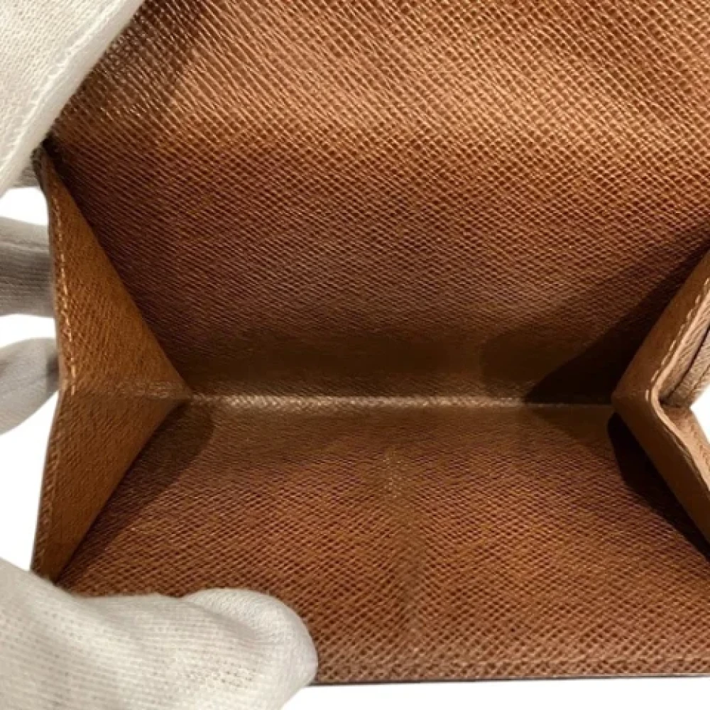 Louis Vuitton Vintage Pre-owned Canvas wallets Brown Dames