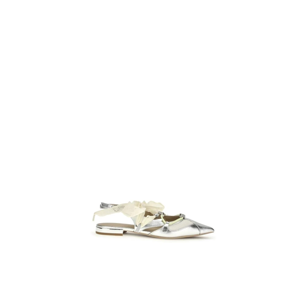 Pinko Women's Gray Ballerina Shoes, 4 Uk, Gianira Ballet Flats