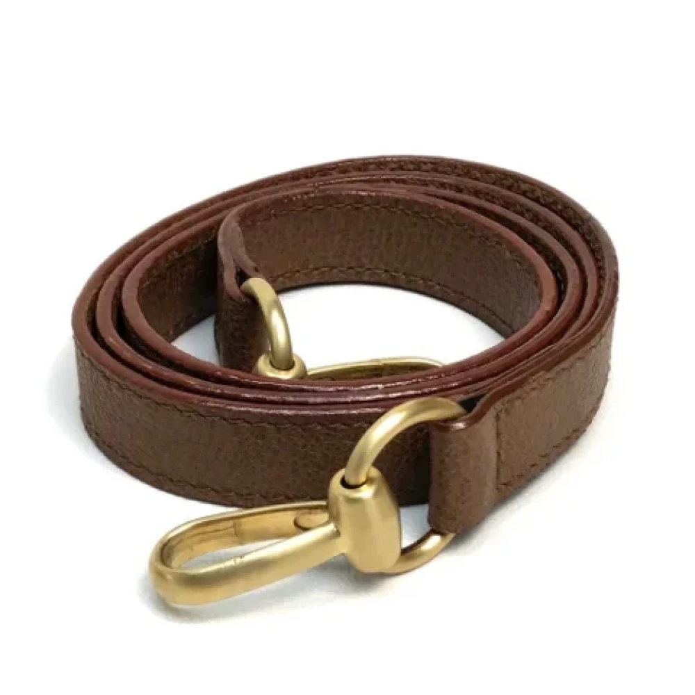 Gucci Vintage Pre-owned Suede gucci-bags Brown Dames