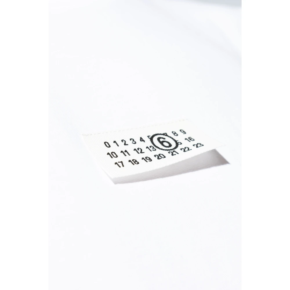 MM6 Maison Margiela Oversized T-shirt White Heren