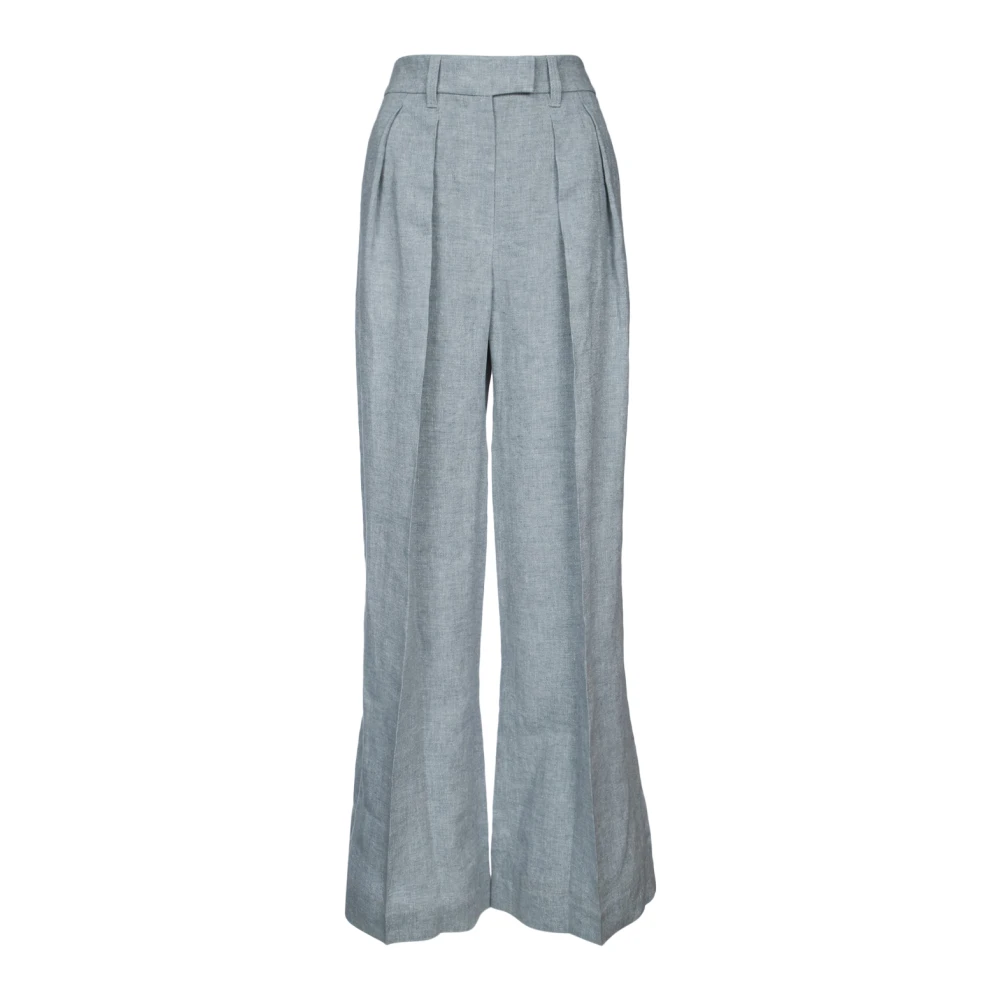 Trousers > Wide Trousers - - Brunello Cucinelli - Modalova