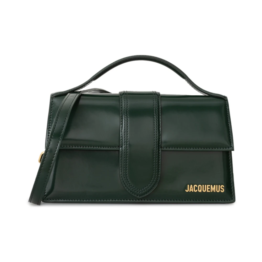 Jacquemus Groene Leren Babytas Green Dames