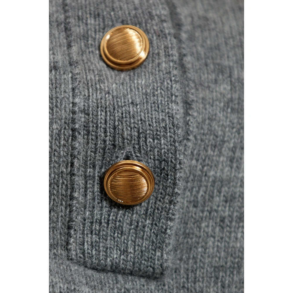 Chloé Polo Sweater Gray Dames