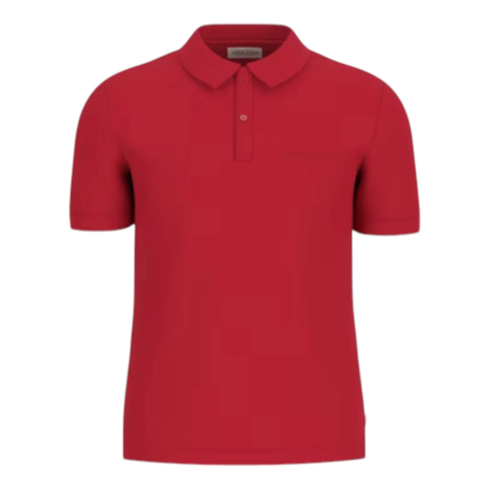 Guess Organisch katoenen poloshirt Red Heren