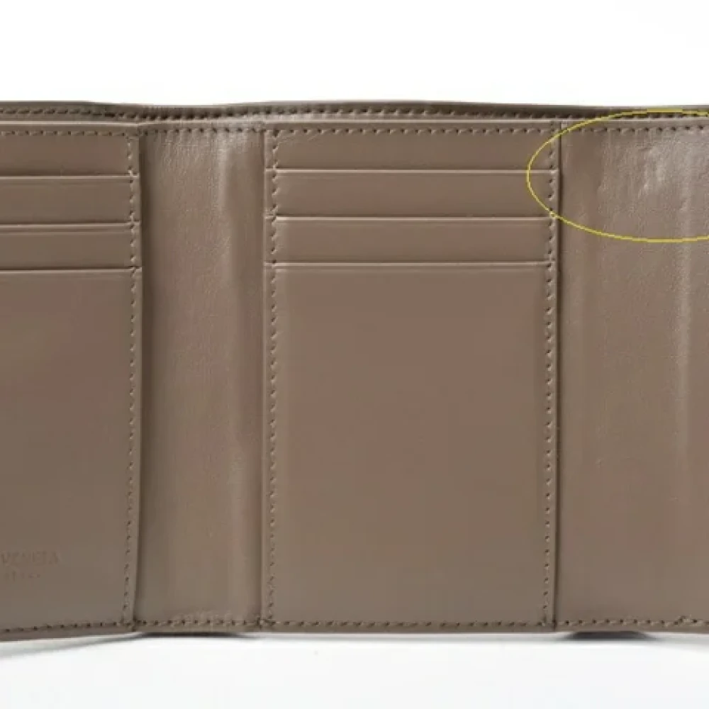 Bottega Veneta Vintage Pre-owned Leather wallets Brown Dames