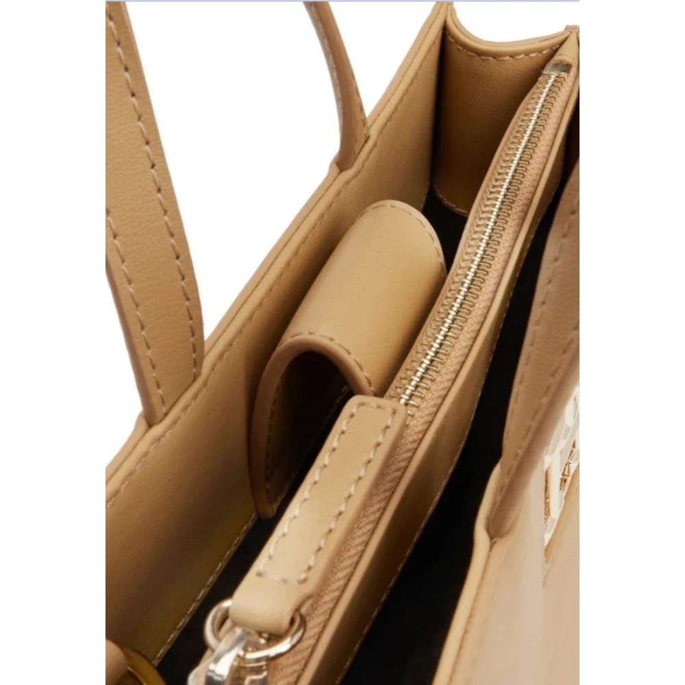 Tommy Hilfiger Mini Tote Tas voor Vrouwen Beige Dames