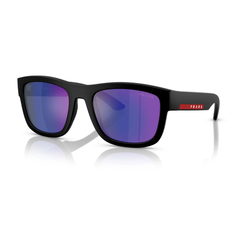 Prada Solglasögon Linea Rossa Ps01Zs 1Bo05U Black, Unisex