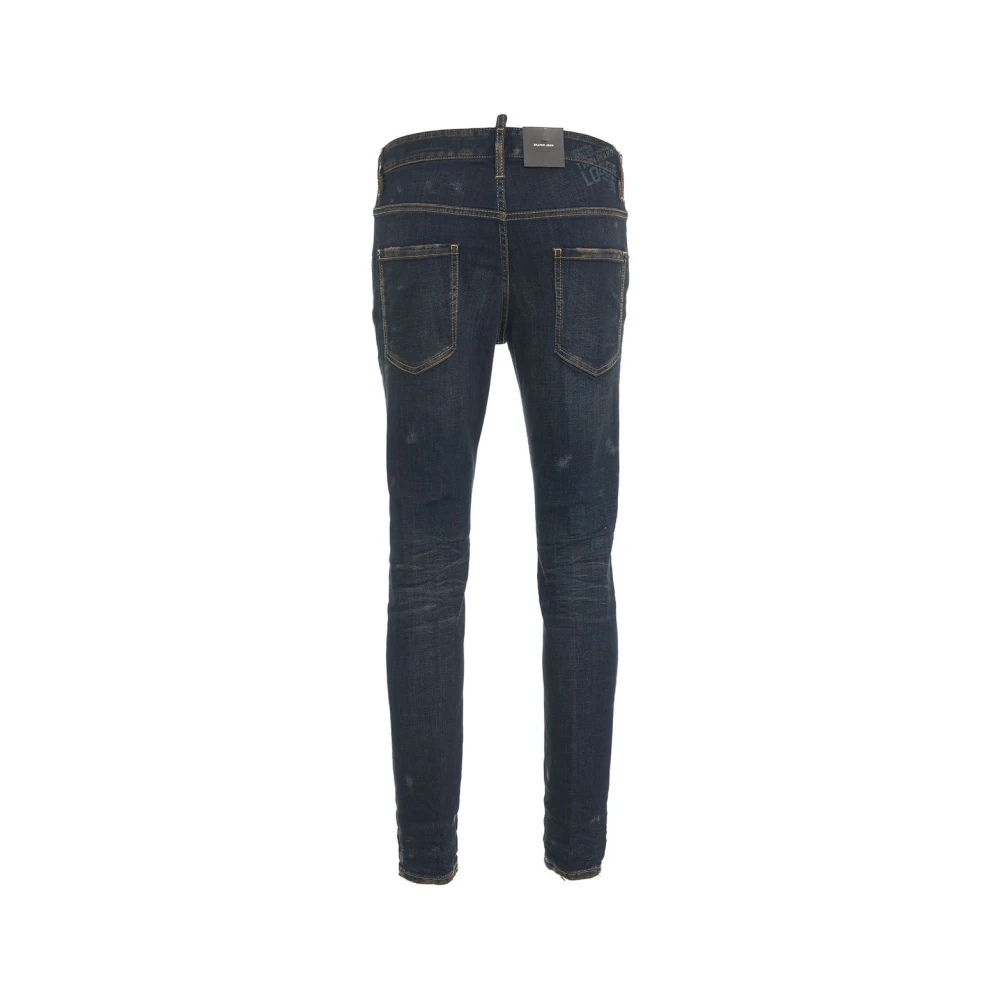 Dsquared2 Blauwe Skater Jeans Aw24 Blue Heren