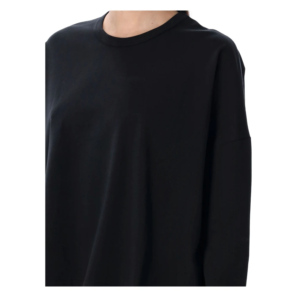 Studio Nicholson Lange Mouw T-shirt Black Dames