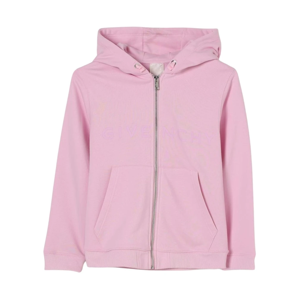 Givenchy Men's Pink Zip Up Hoodie