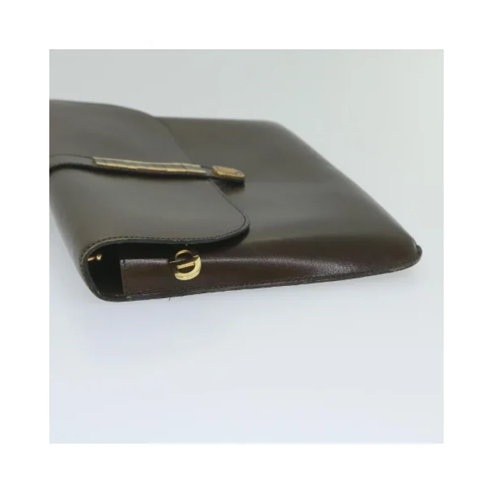 Dior Vintage Pre-owned Leather dior-bags Brown Dames