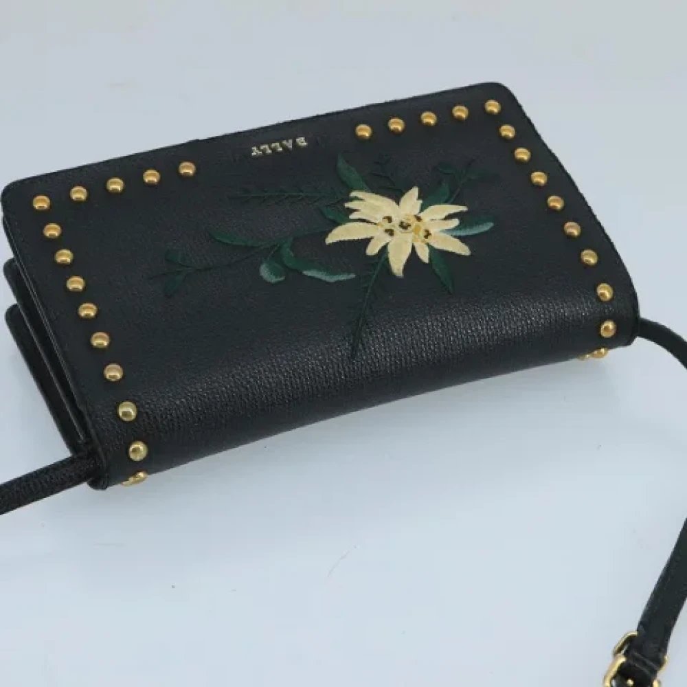 Bally Pre-owned Leather wallets Black Dames