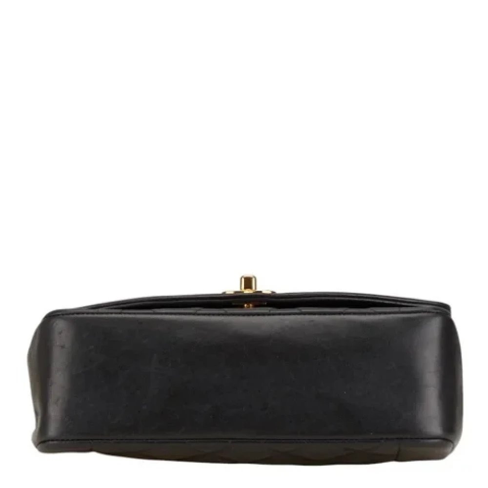 Chanel Vintage Pre-owned Leather shoulder-bags Black Dames