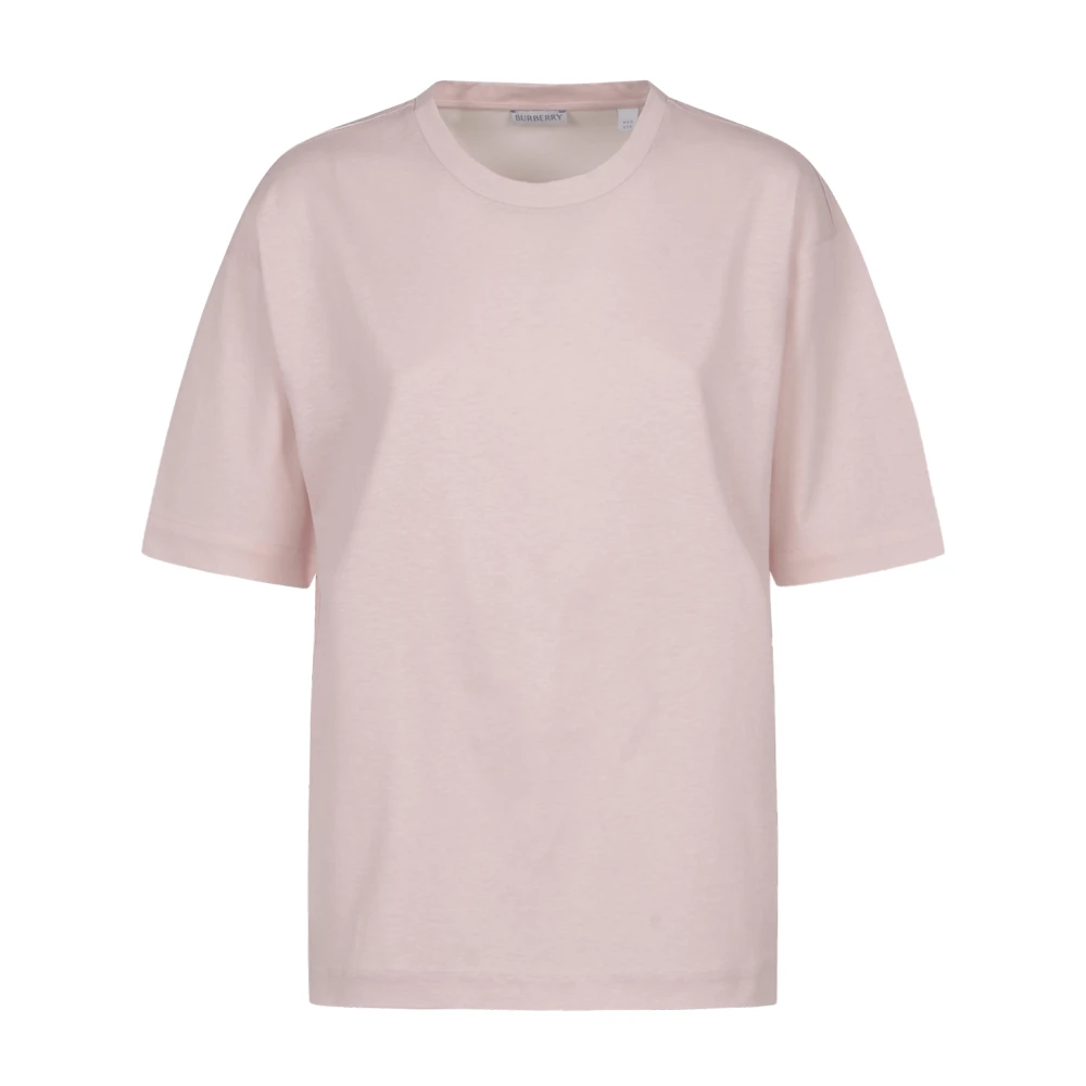 Burberry Gestreept ruiter T-shirt roze Pink Dames