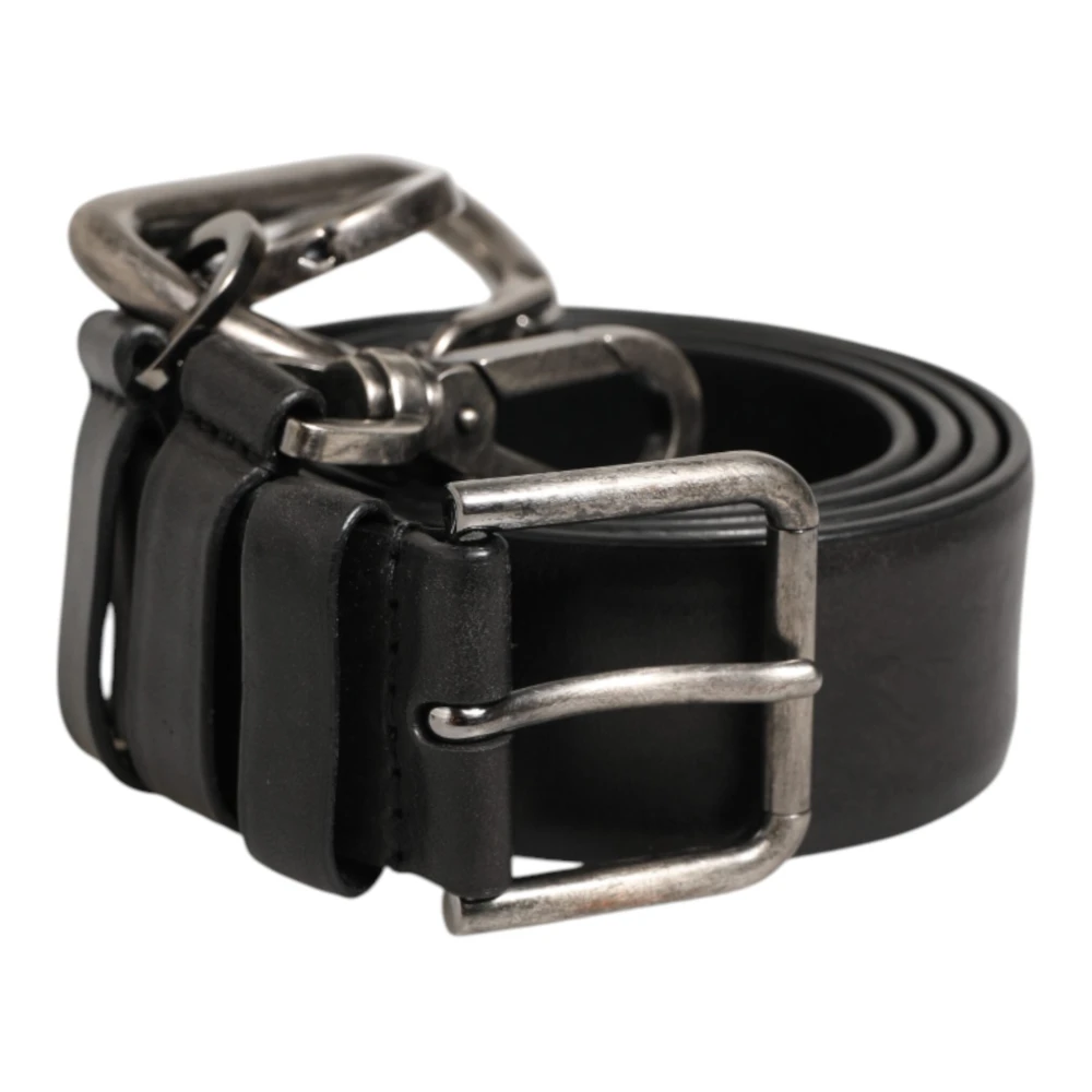 Dolce & Gabbana Men's Black Dress Belt