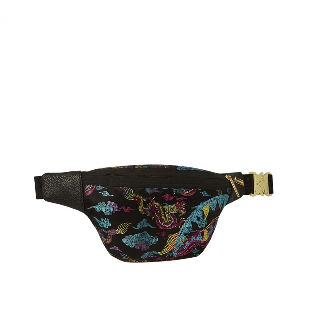 Sprayground Geborduurde Draak Heuptas Multicolor Heren
