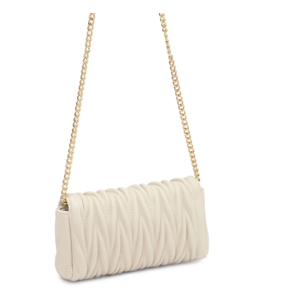 Kazar Elegante handtas opgehangen aan een gouden ketting White Dames