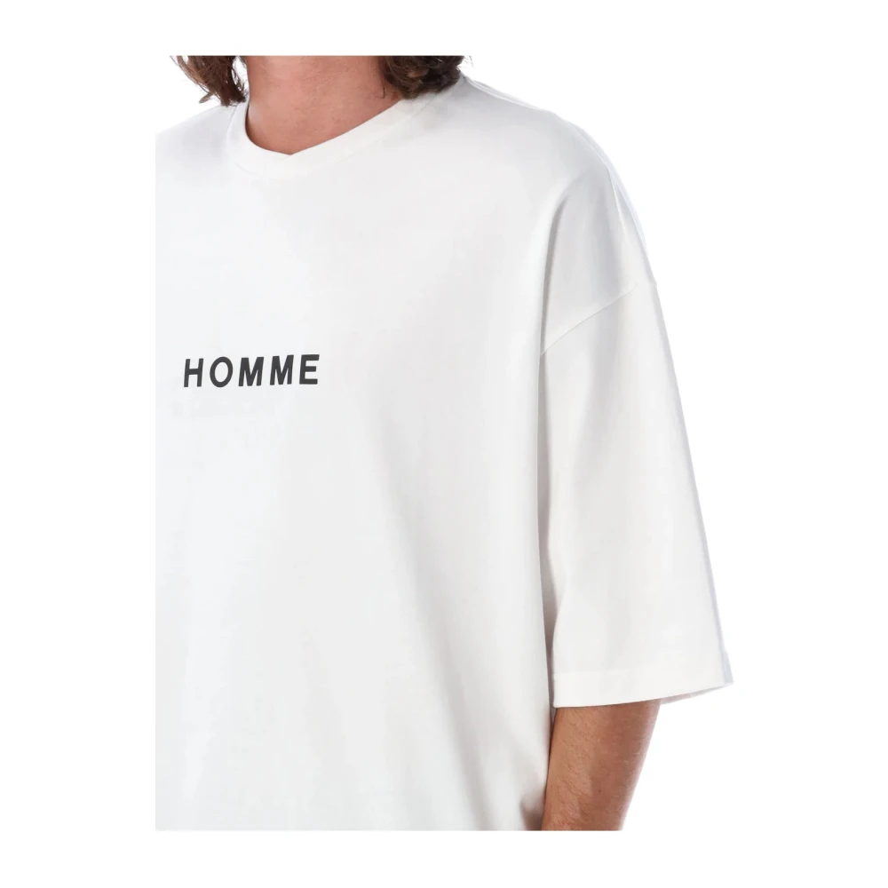 Comme des Garçons Stijlvol Wit T-shirt voor Mannen White Heren