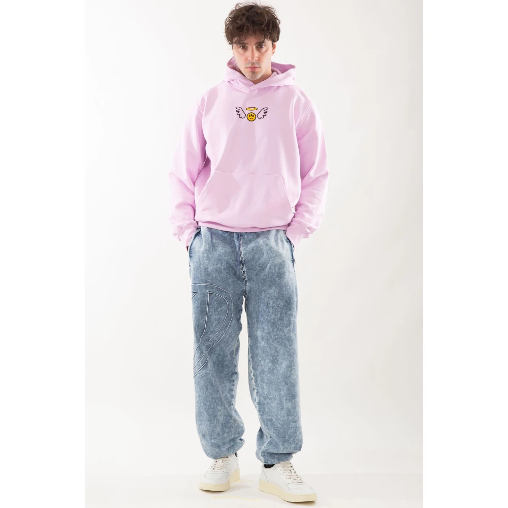 Barrow Angel Bear Hoodie in Bw014 Pink Heren