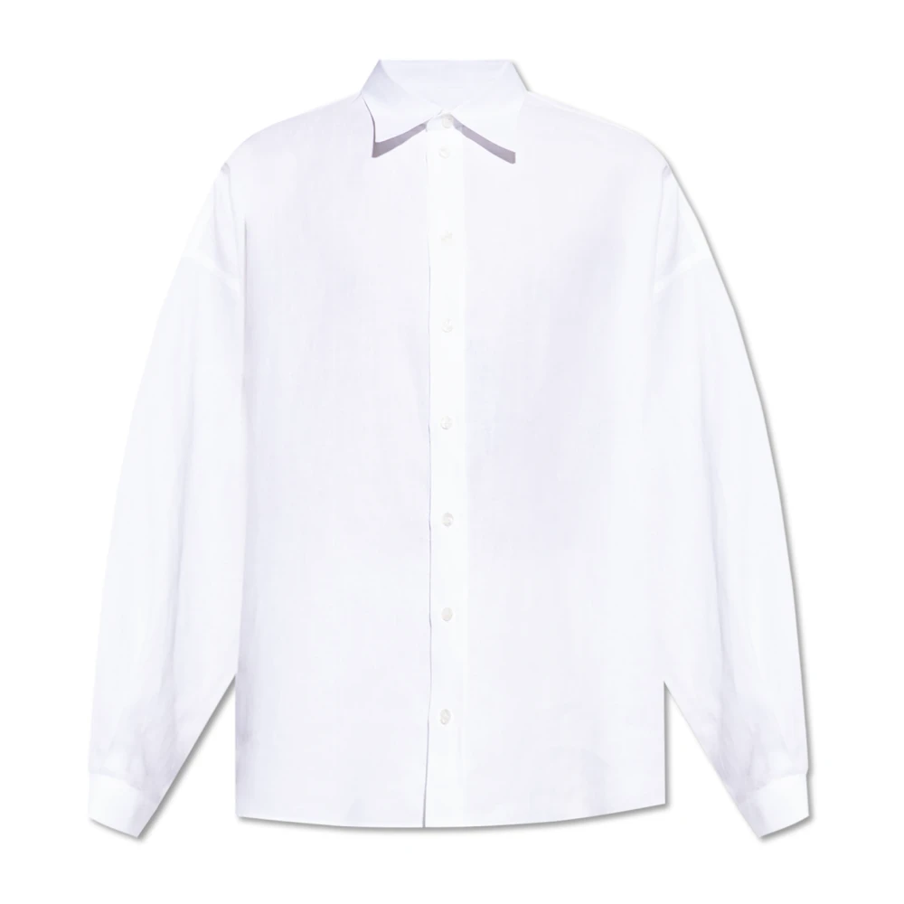 Dolce & Gabbana Men's White Linen Shirt - Formal Shirts - Xl - Shirts