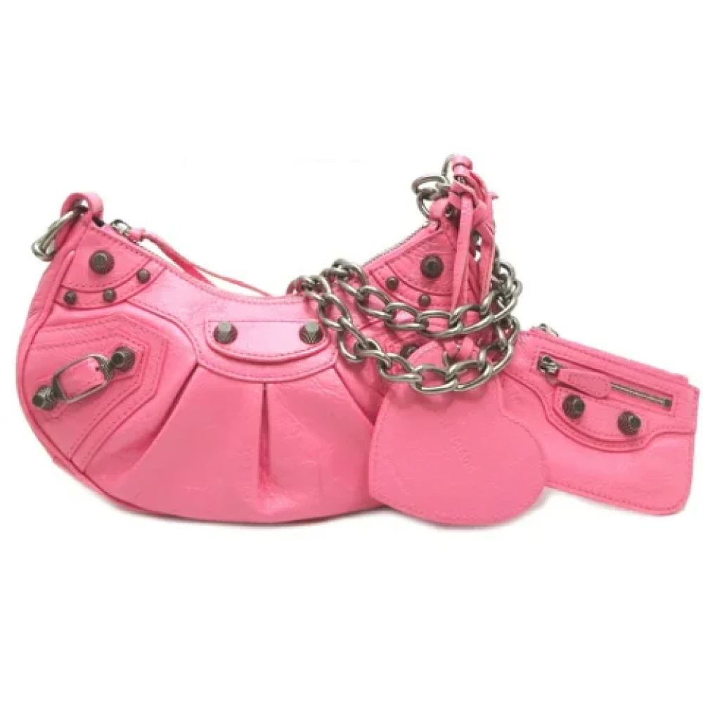 Balenciaga Vintage Pre-owned Leather balenciaga-bags Pink Dames