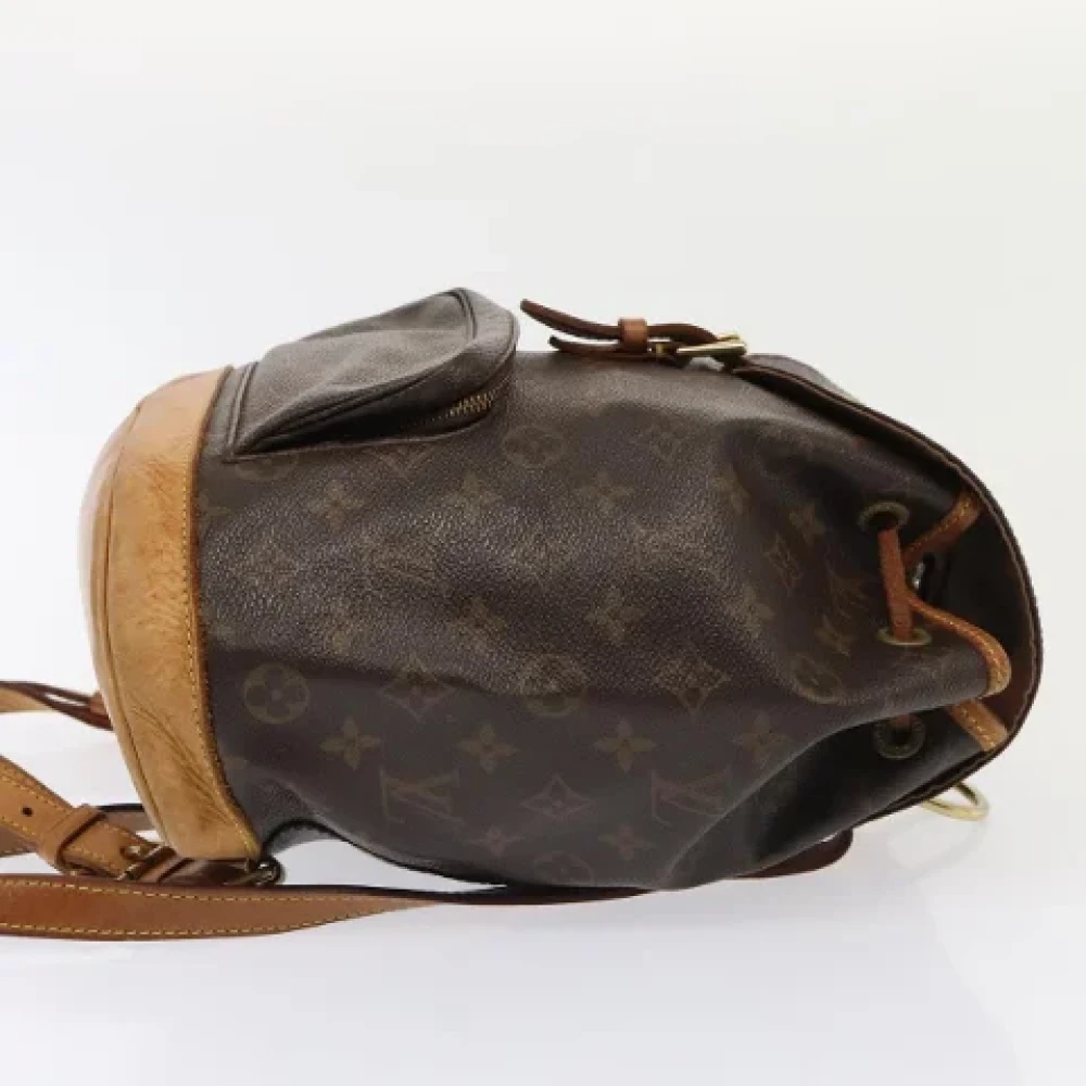 Louis Vuitton Vintage Pre-owned Canvas backpacks Brown Dames