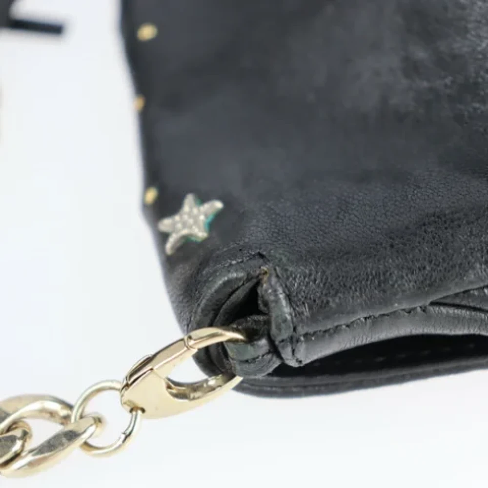 Jimmy Choo Pre-owned Leather shoulder-bags Black Dames