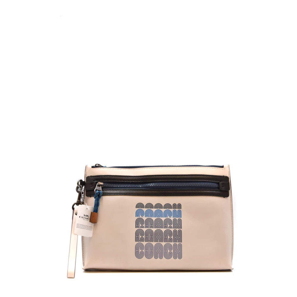 Coach Women's Beige Toilet Bags, One Size, Toiletry Bag