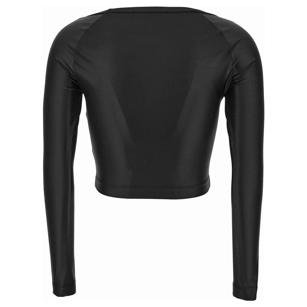 Versace Jeans Couture Stijlvolle Top voor Modieuze Liefhebbers Black Dames