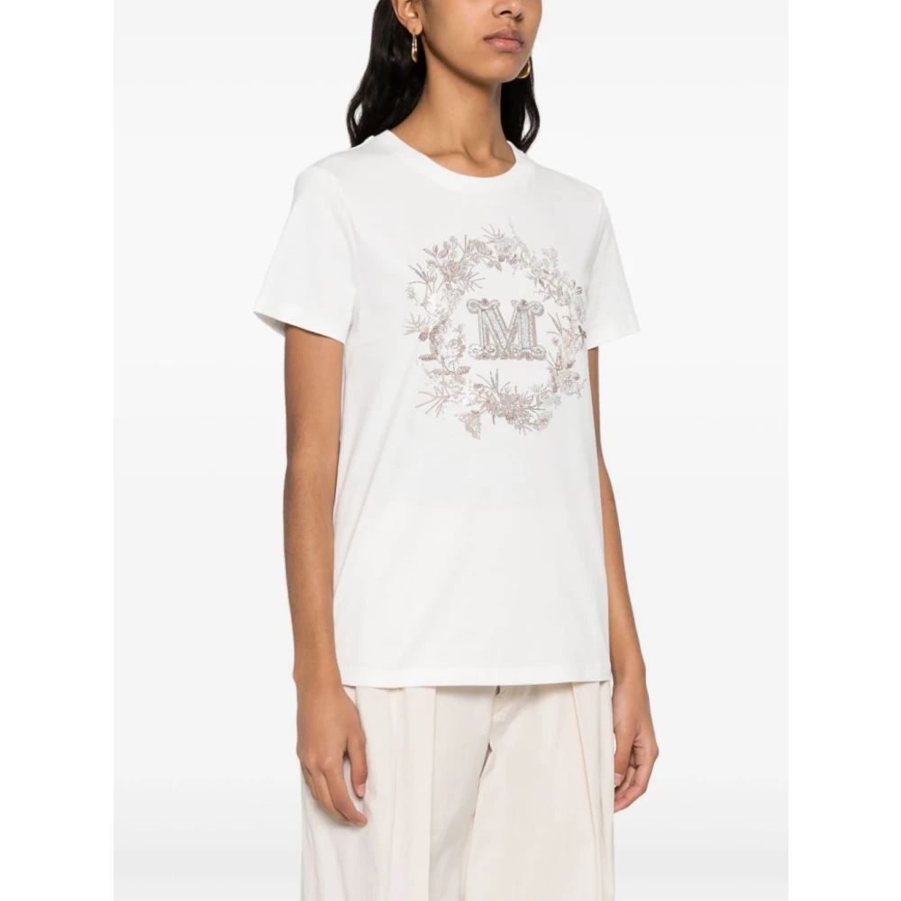 Max Mara Witte T-shirts & Polos voor vrouwen White Dames