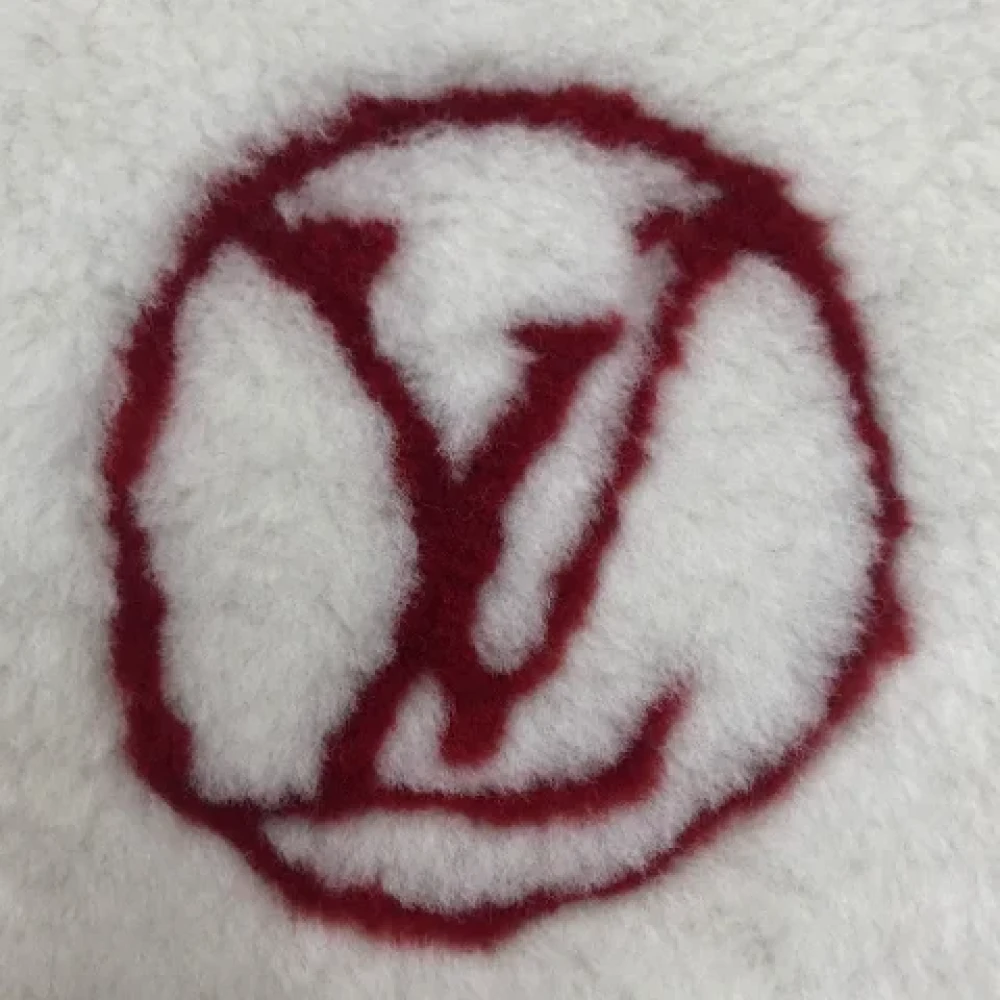 Louis Vuitton Vintage Pre-owned Fabric scarves White Dames
