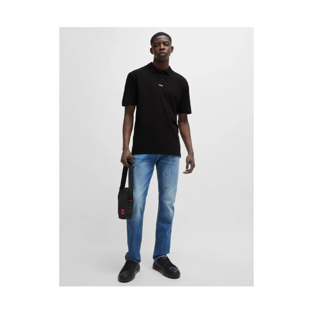 Hugo Boss Stijlvol T-shirt voor mannen Black Heren