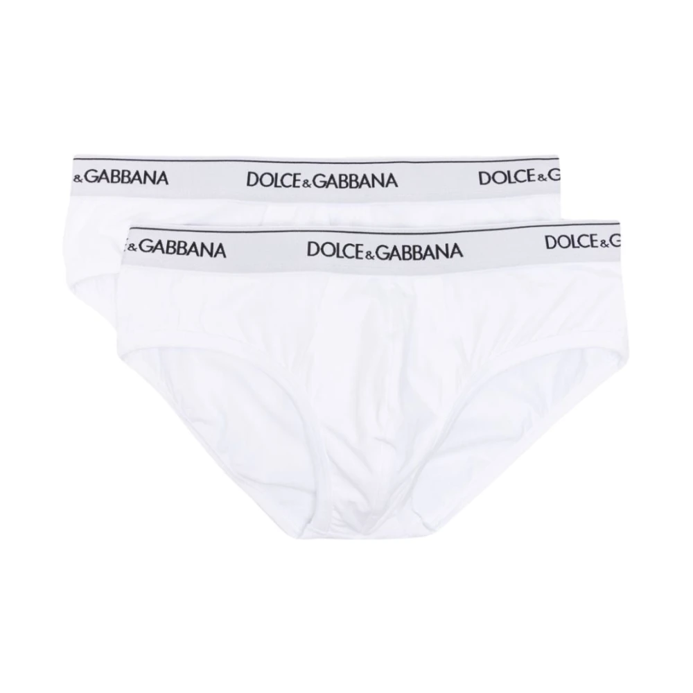 Dolce & Gabbana Witte ondergoed met 3 5 cm hak White Heren