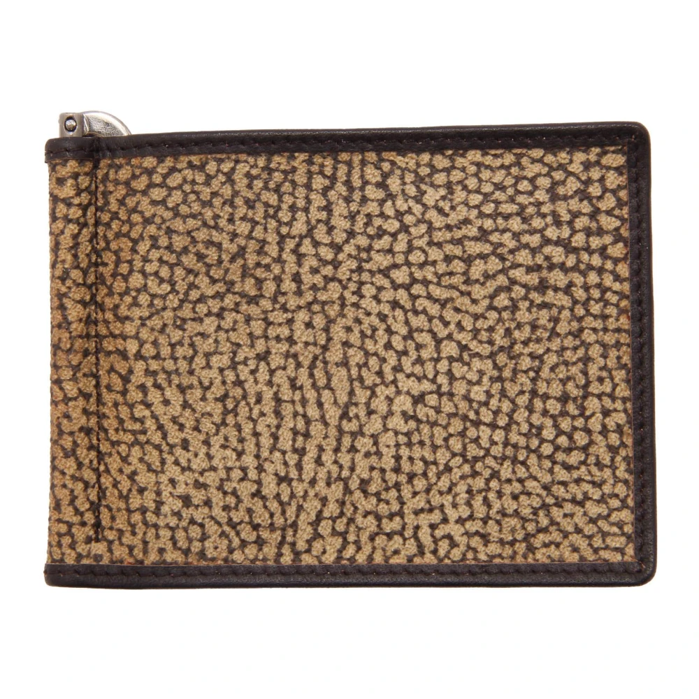 Borbonese Men's Brown Natural O.p. Cardholder - Wallets & Cardholders - One Size - Accessories