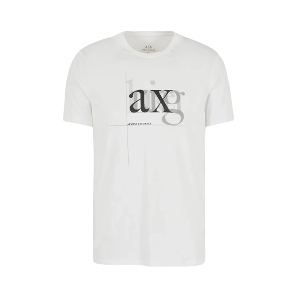 Armani Exchange Basic Tee White Heren