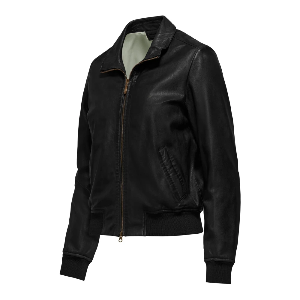 BomBoogie Leather Jackets Black Dames
