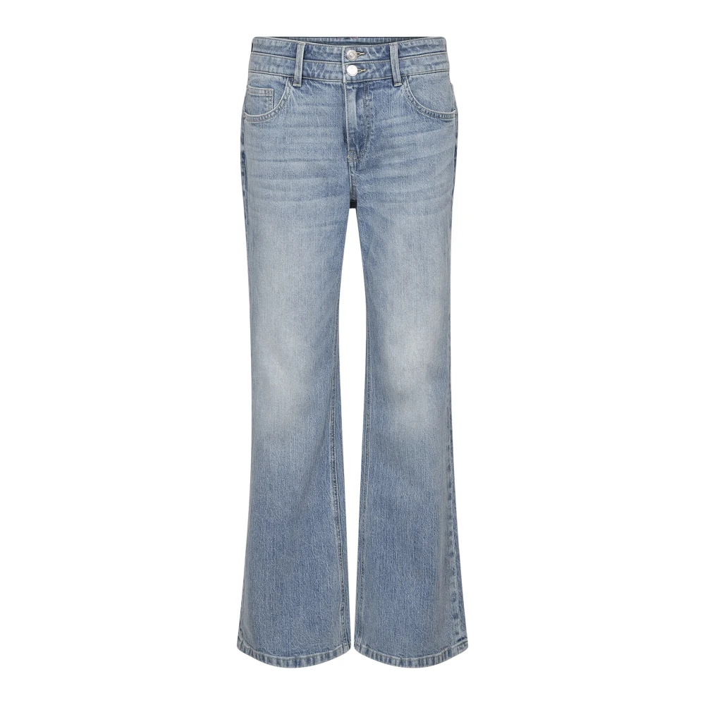 Mos Mosh Women's Blue Flare Jeans, W32, Flared Jeans