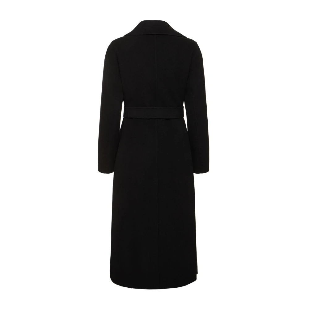 Max Mara Weekend Zwarte wollen wikkeljas Black Dames