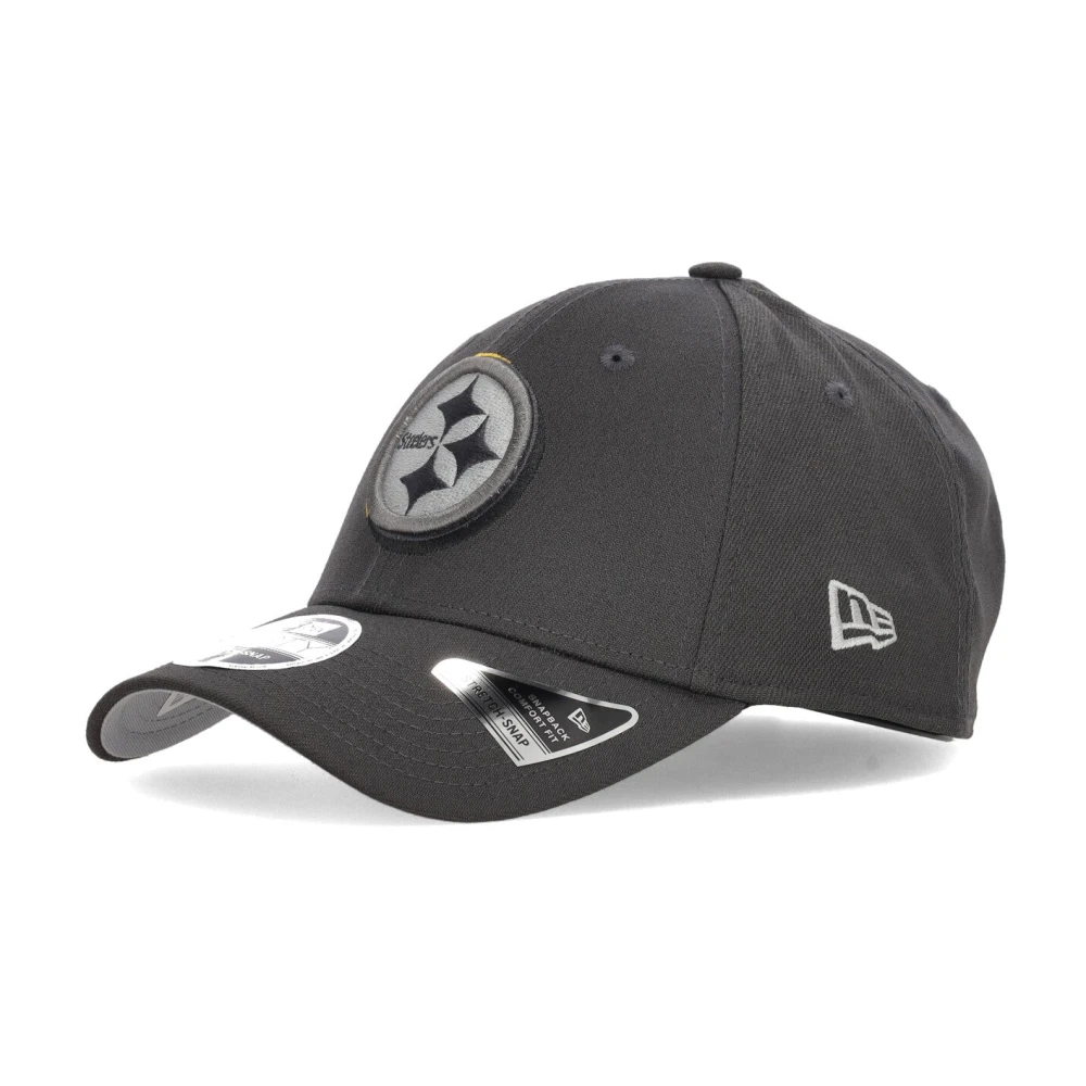 New era NFL Draft Curvy Visor Hat Steelers Gray Heren