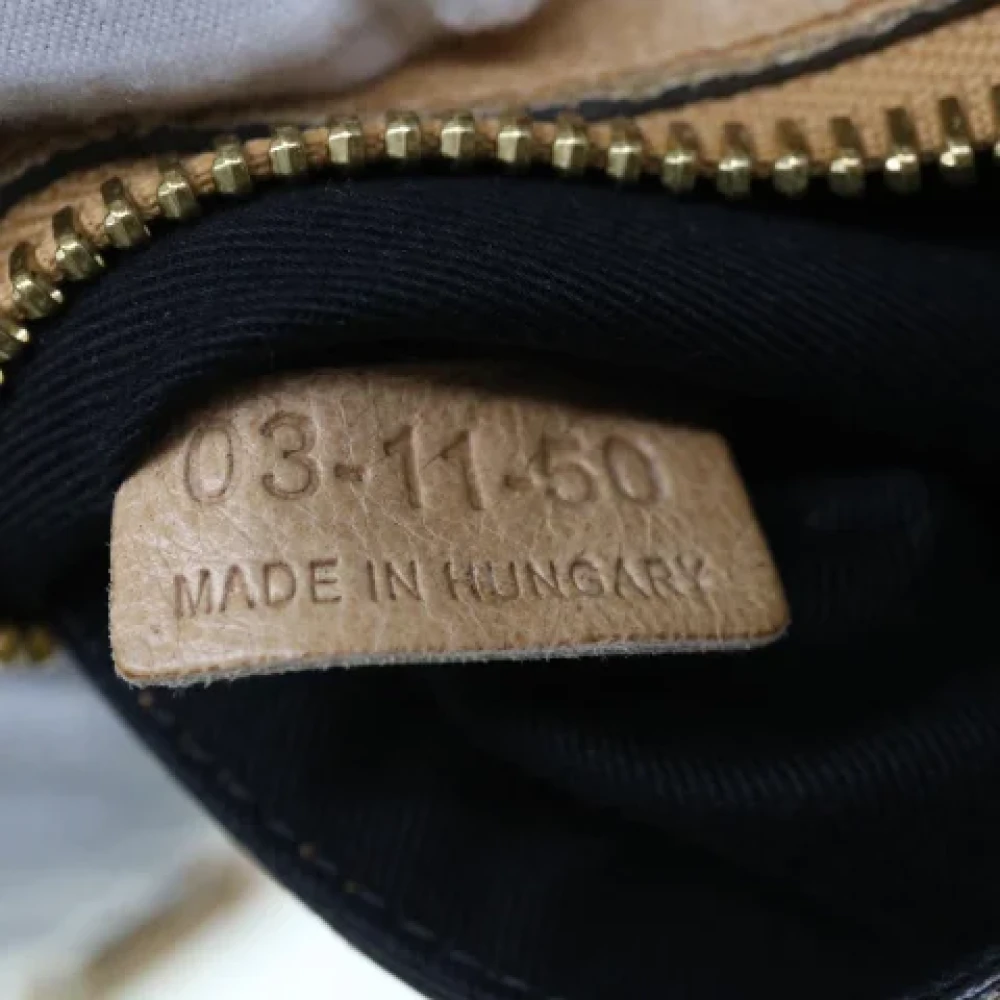 Chloé Pre-owned Leather handbags Beige Dames