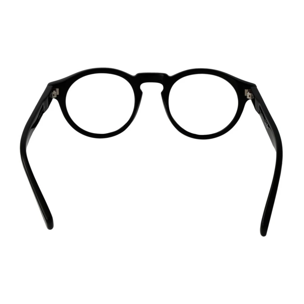 TOD'S Zwarte Acetaat Ronde Optische Frames Black Heren