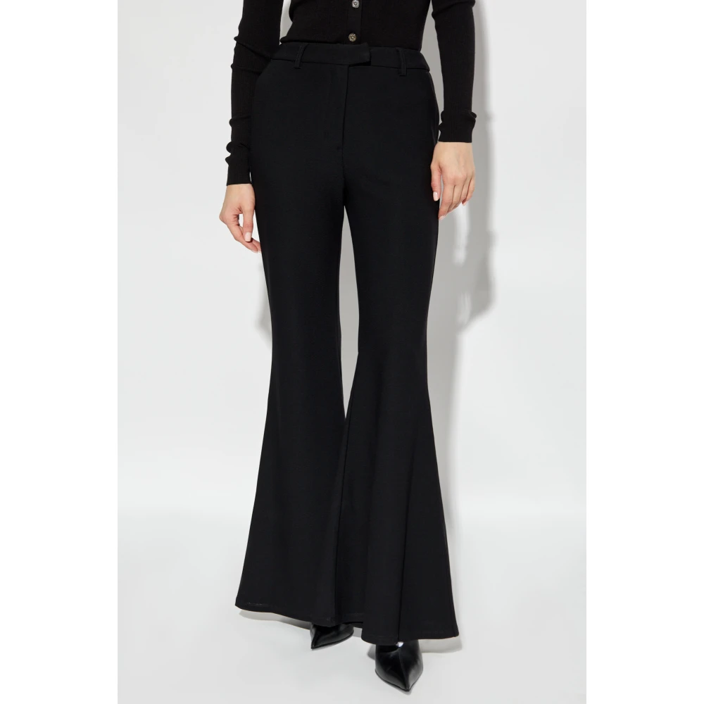 Michael Kors Broek met uitlopende pijpen Black Dames