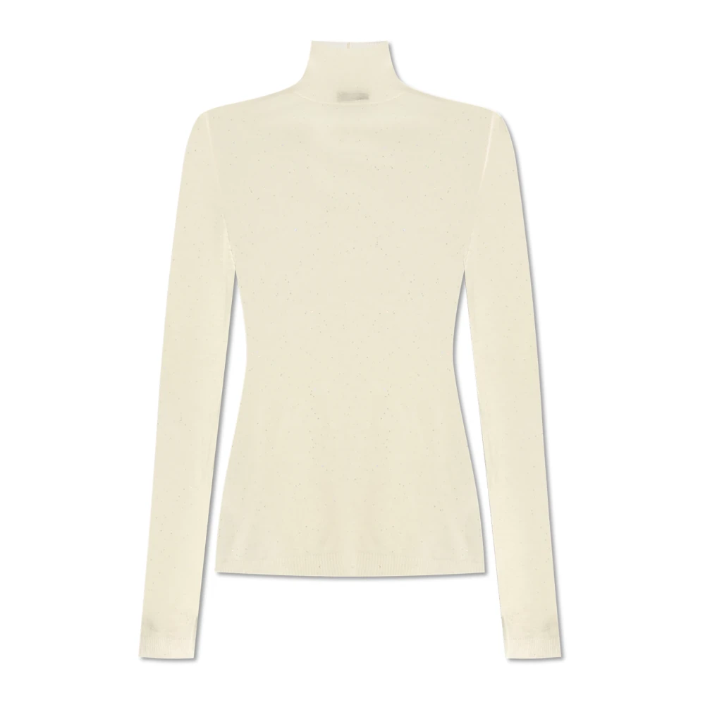Fabiana Filippi Stijlvolle Turtleneck T-shirt White Dames